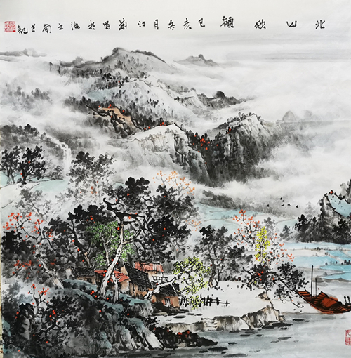 19山水画《山中祥和》2020.jpg